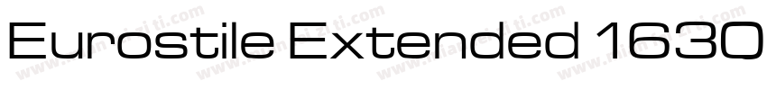 Eurostile Extended 16303字体转换